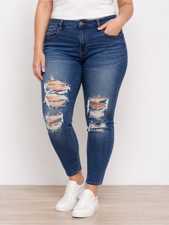 American Eagle Outfitters Denim - American Eagle Next Level Stretch Distressed Skinny Jeans Size 16 Short